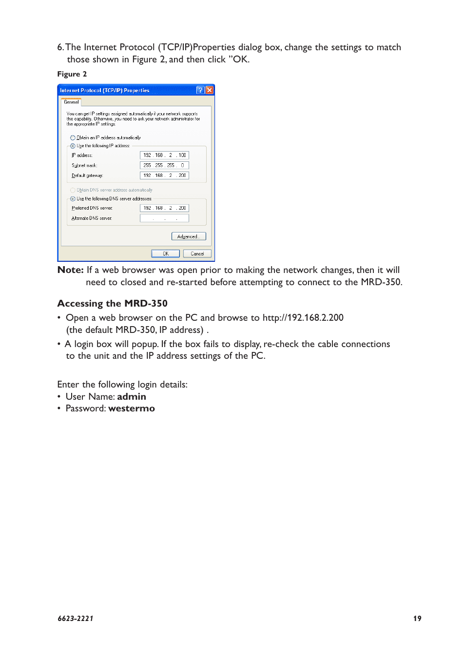 Westermo MRD-350 User Manual | Page 19 / 32