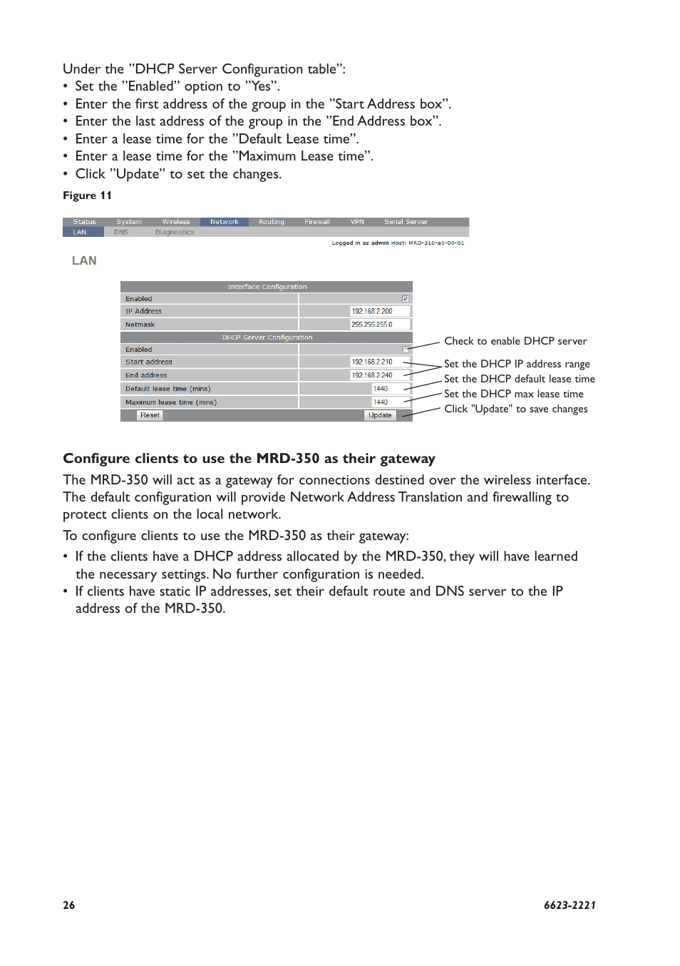 Westermo MRD-350 User Manual | Page 26 / 32