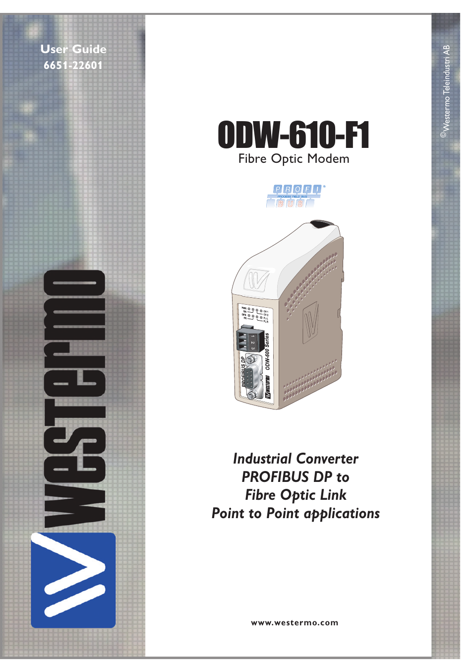 Westermo ODW-610-F1 User Manual | 20 pages