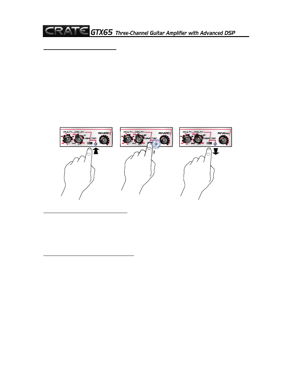 Gtx65 | Crate Amplifiers GTX65 User Manual | Page 8 / 16