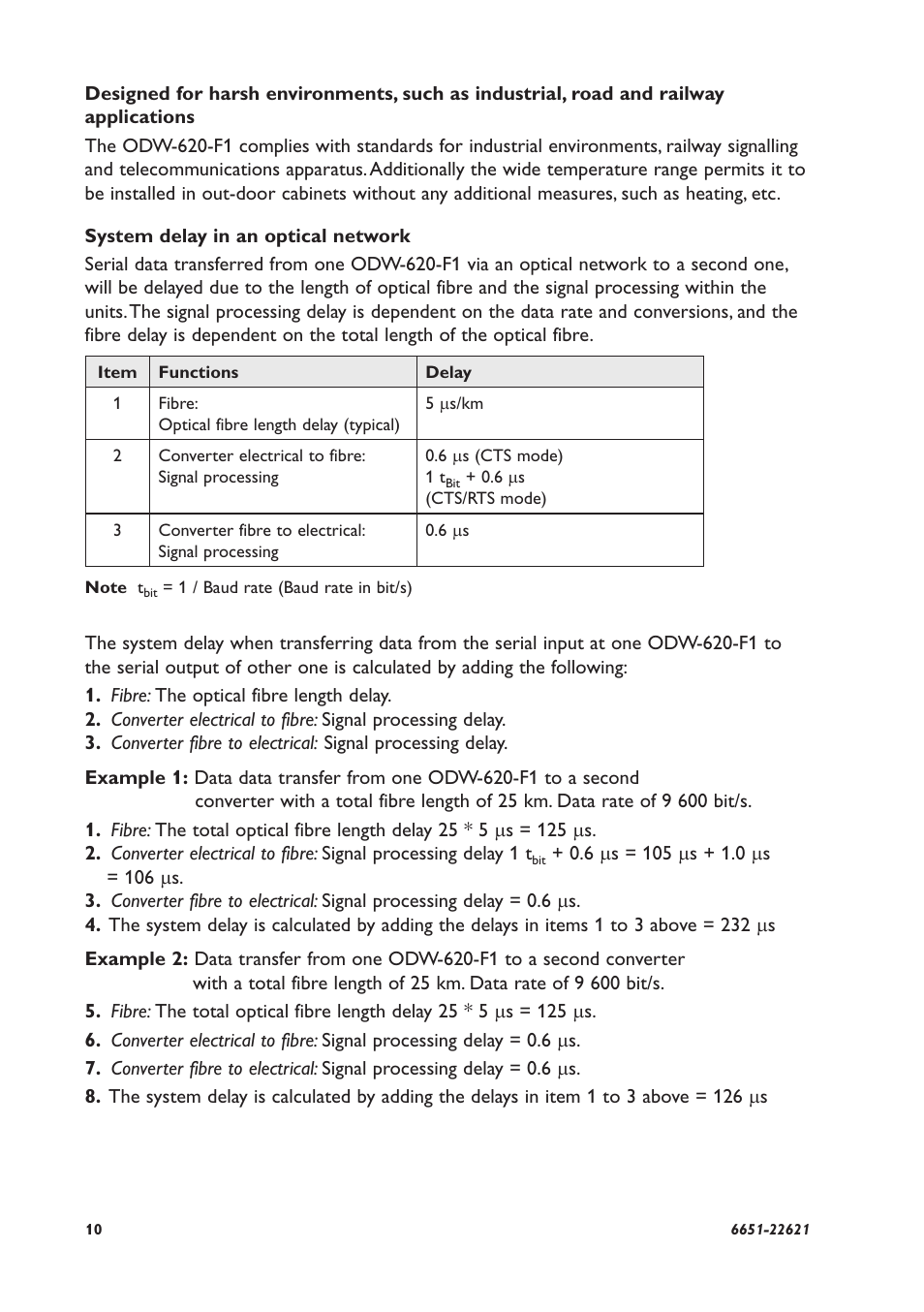 Westermo ODW-620-F1 User Manual | Page 10 / 20