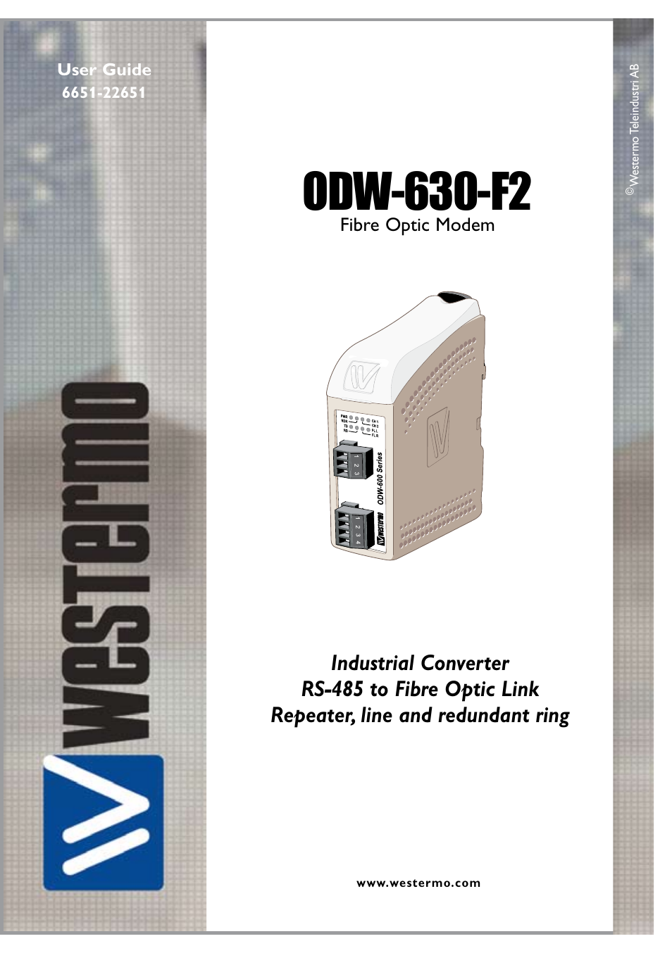 Westermo ODW-630-F2 User Manual | 28 pages