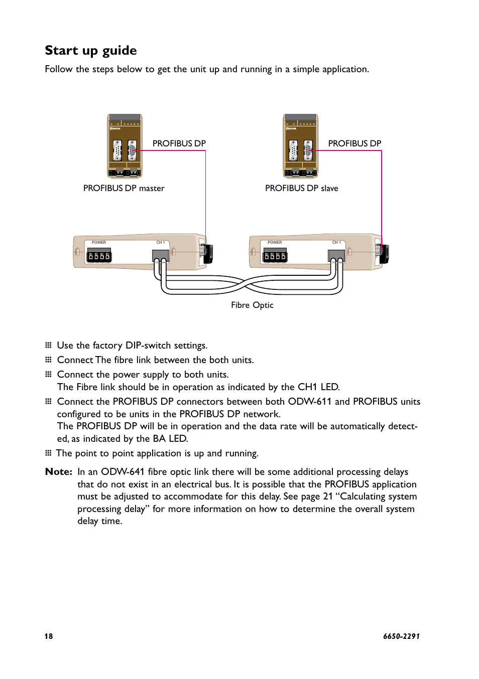 Start up guide | Westermo ODW-641 User Manual | Page 18 / 28