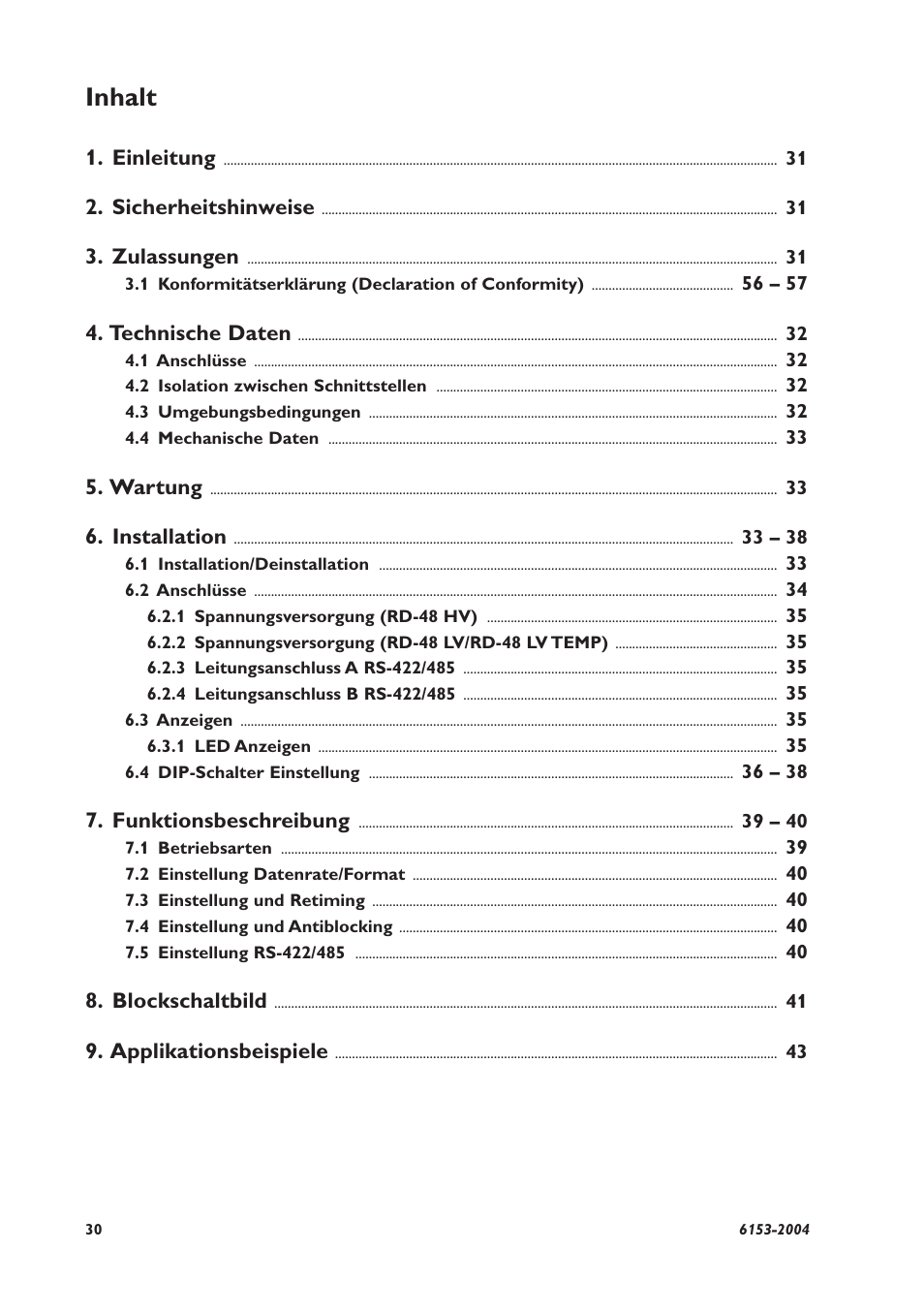 Inhalt | Westermo RD-48 User Manual | Page 28 / 56