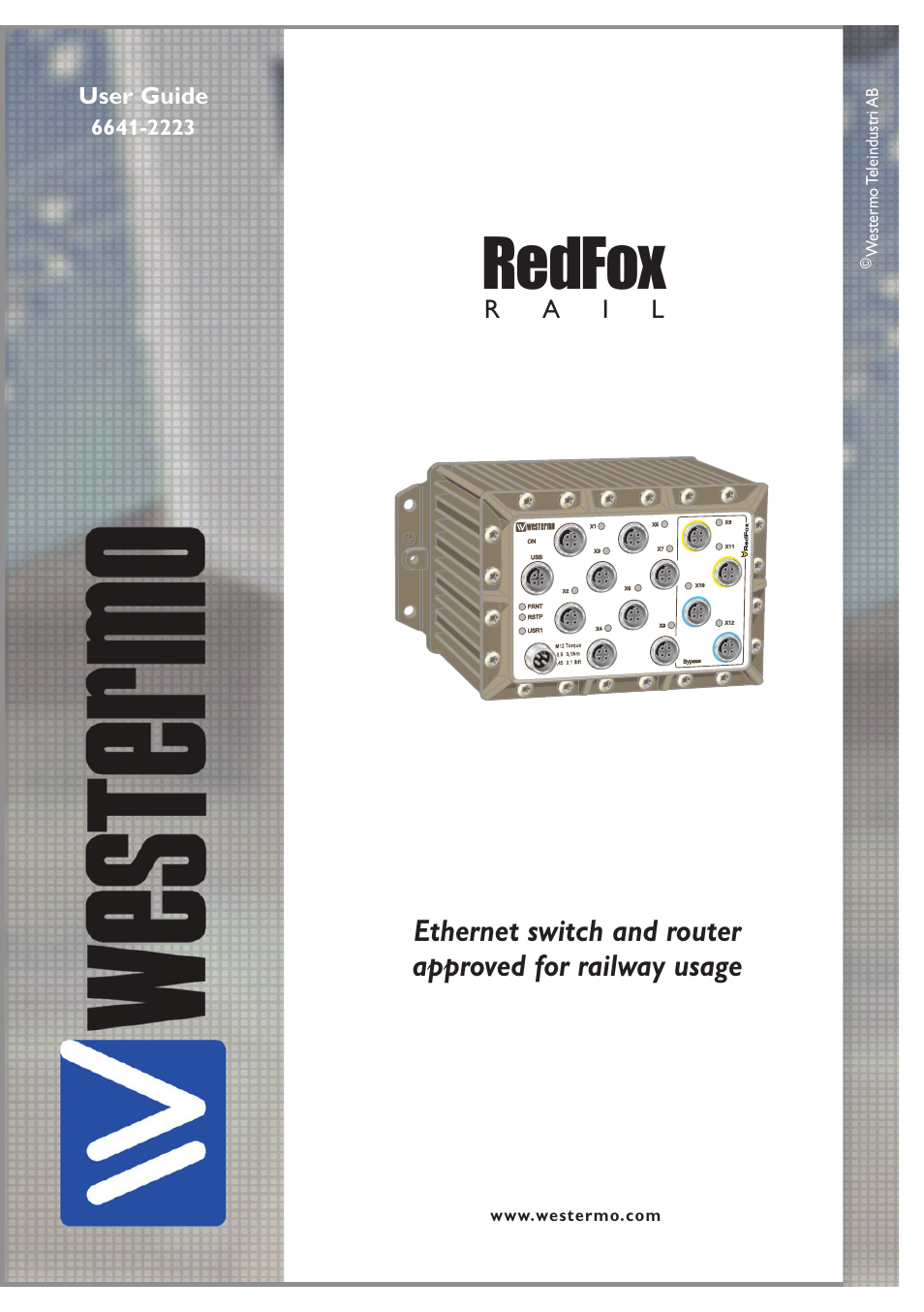 Westermo RFR-212-FB User Manual | 20 pages