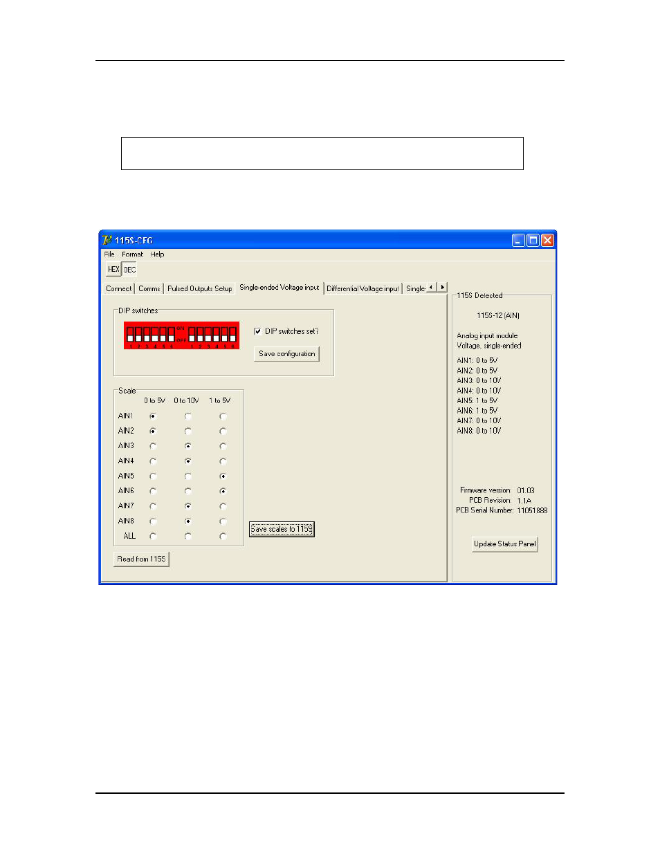 1 single-ended voltage input | Westermo RM-115S User Manual | Page 31 / 57