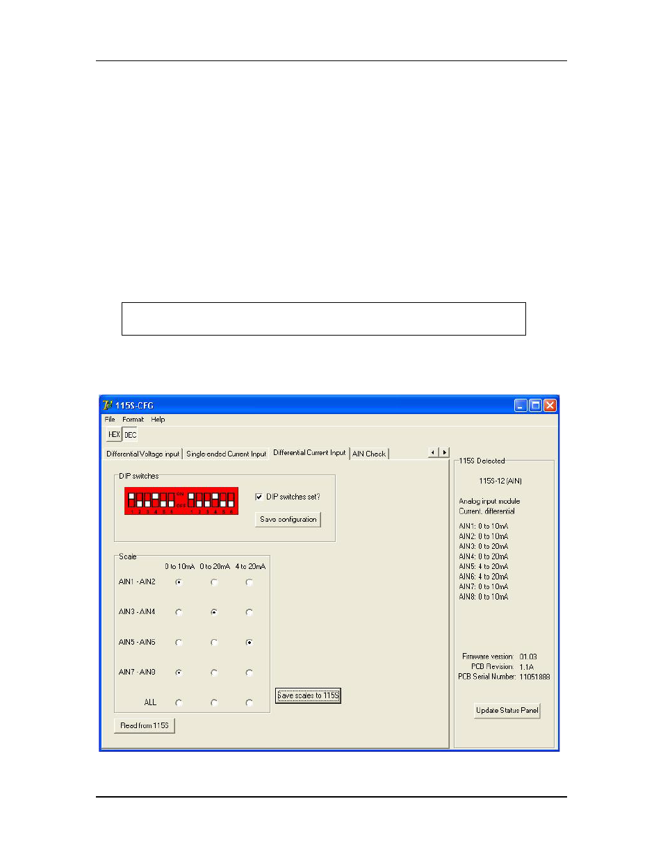 2 differential current input | Westermo RM-115S User Manual | Page 35 / 57