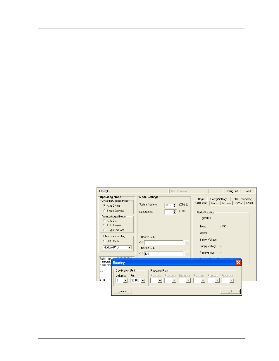 5 unacknowledged mode | Westermo RM-455U-D User Manual | Page 34 / 82