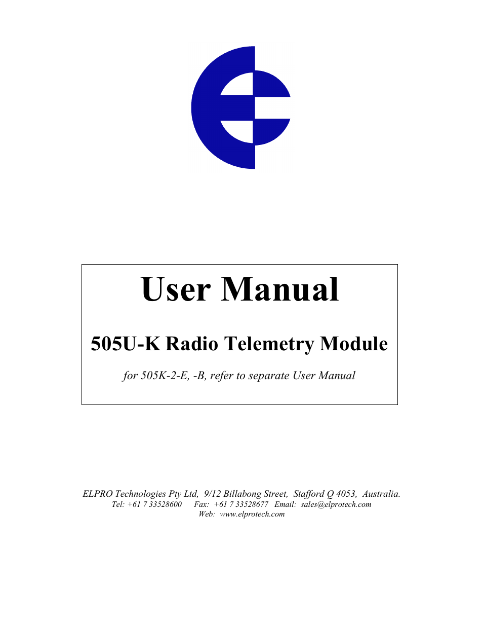 Westermo RM-505U-K User Manual | 48 pages