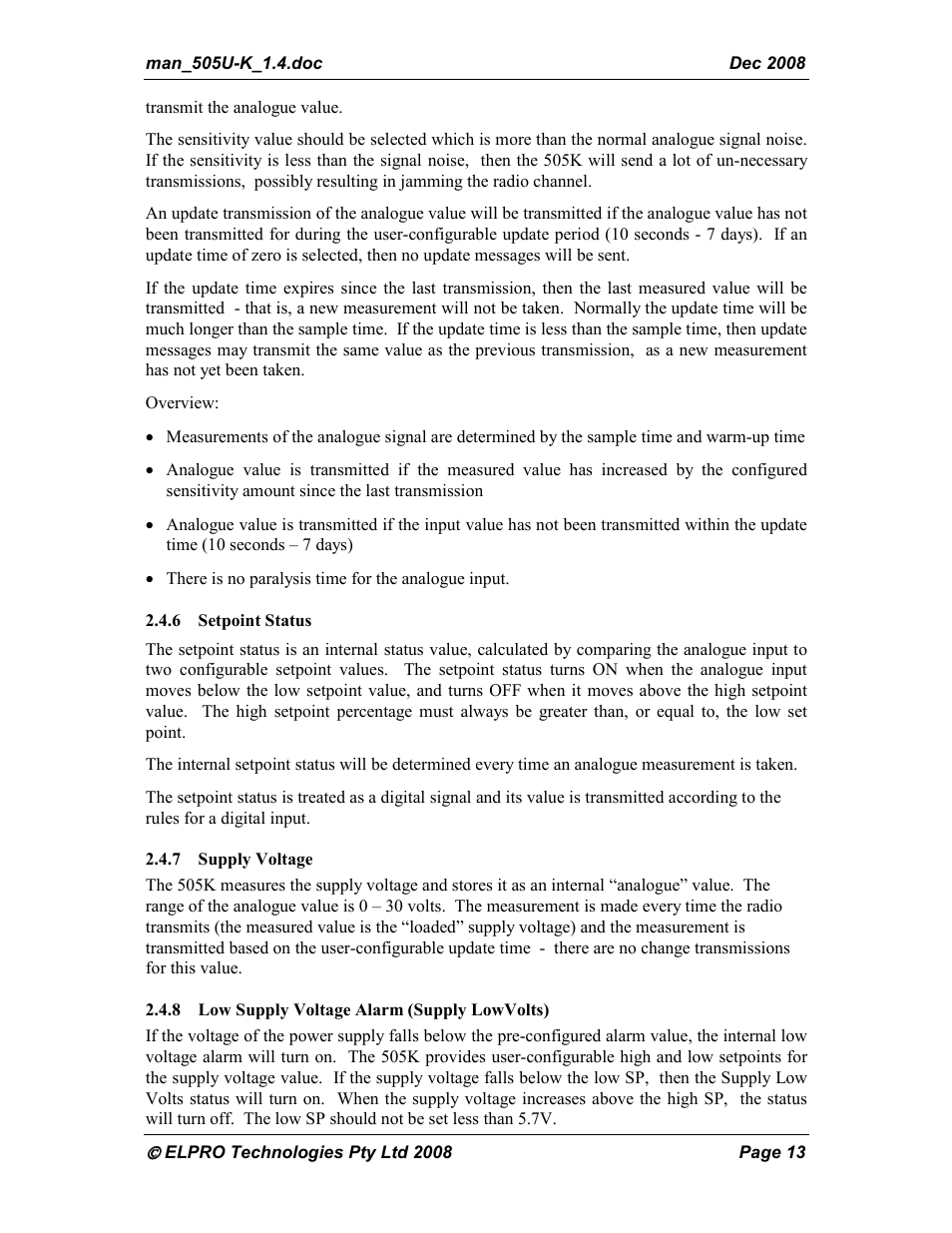 Westermo RM-505U-K User Manual | Page 13 / 48