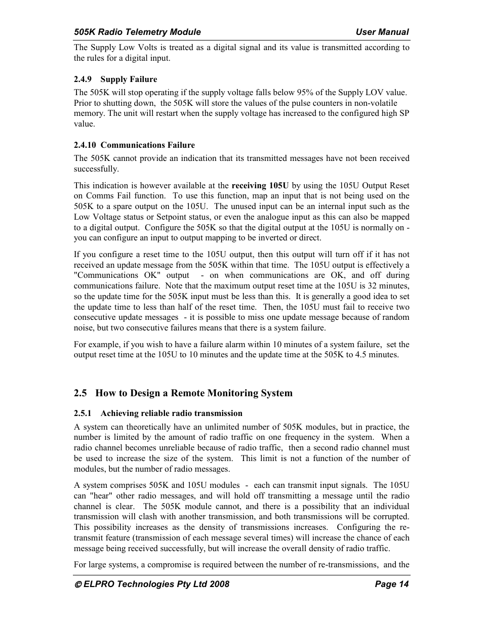 Westermo RM-505U-K User Manual | Page 14 / 48