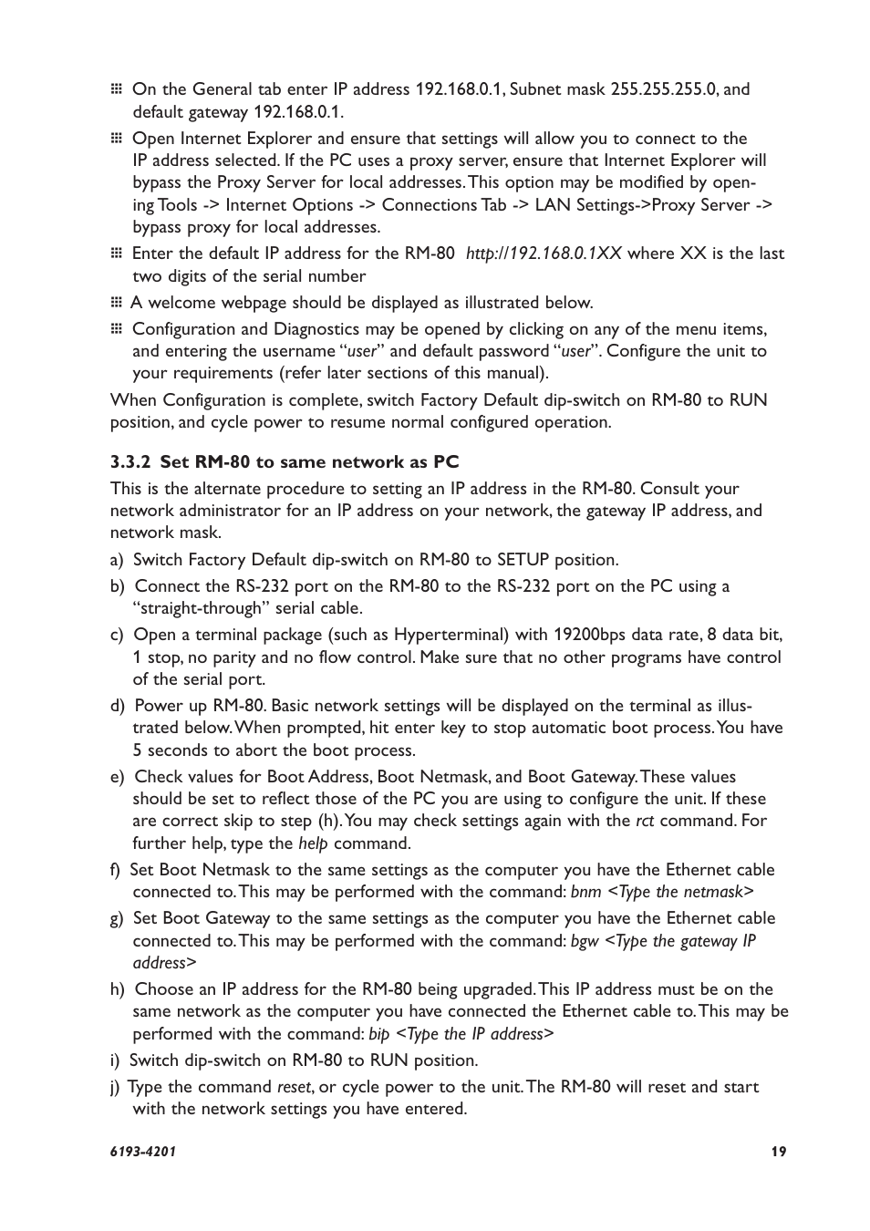 Westermo RM-80 User Manual | Page 19 / 60