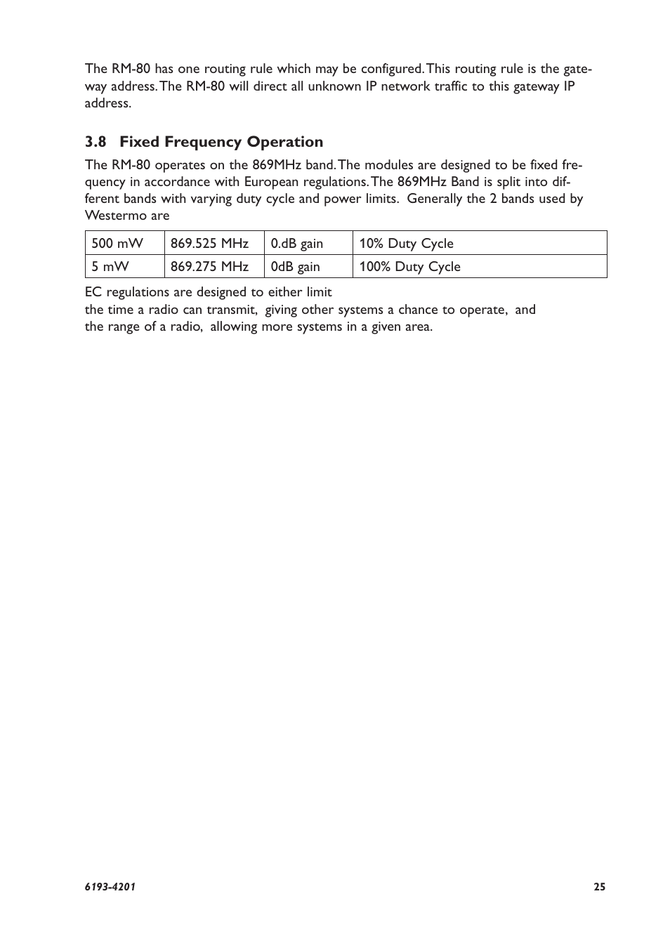 Westermo RM-80 User Manual | Page 25 / 60