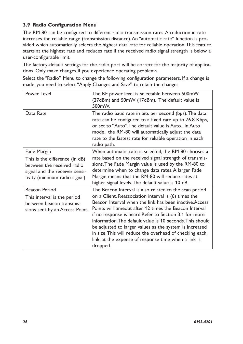 Westermo RM-80 User Manual | Page 26 / 60