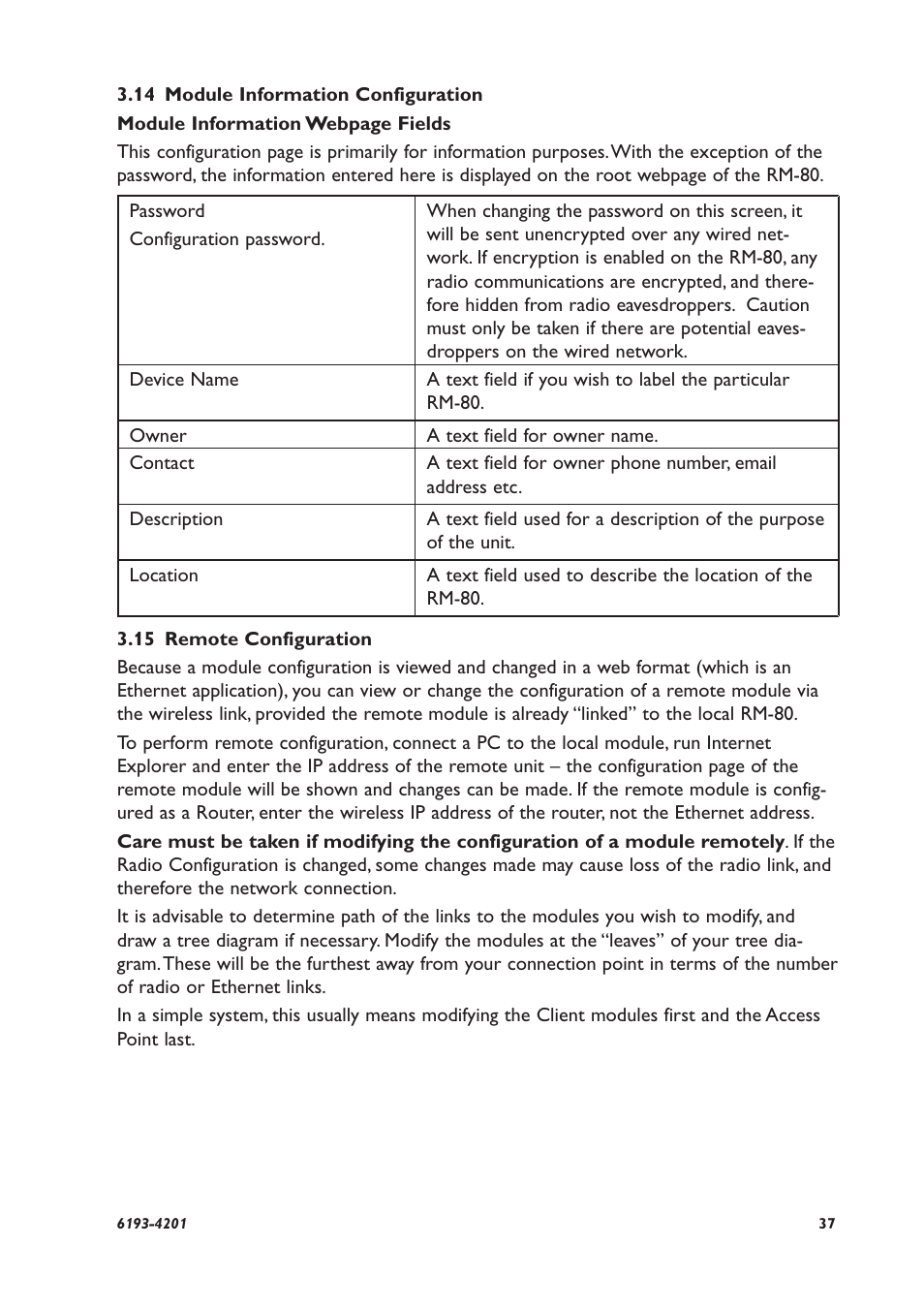 Westermo RM-80 User Manual | Page 37 / 60