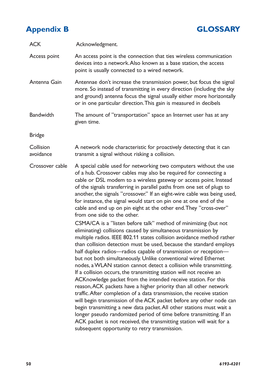 Appendix b glossary | Westermo RM-80 User Manual | Page 50 / 60