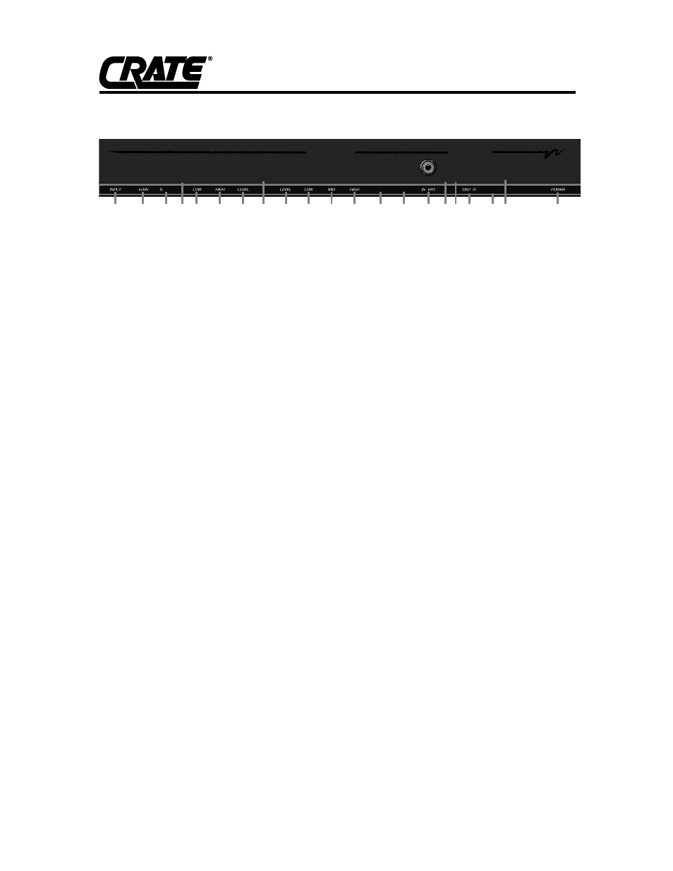 Gx-60d amplifier | Crate Amplifiers GX-60D User Manual | Page 2 / 6