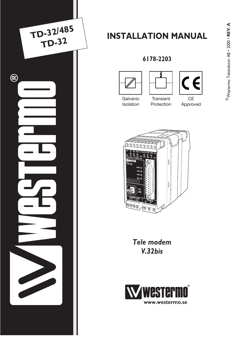 Westermo TD-32 User Manual | 56 pages