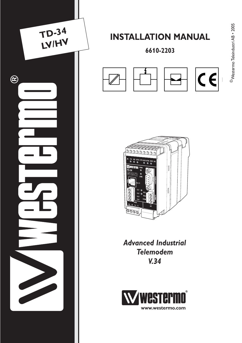 Westermo TD-34 User Manual | 64 pages