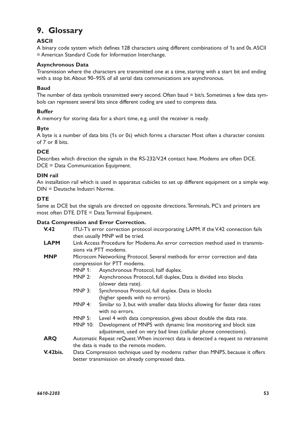 Glossary | Westermo TD-34 User Manual | Page 53 / 64