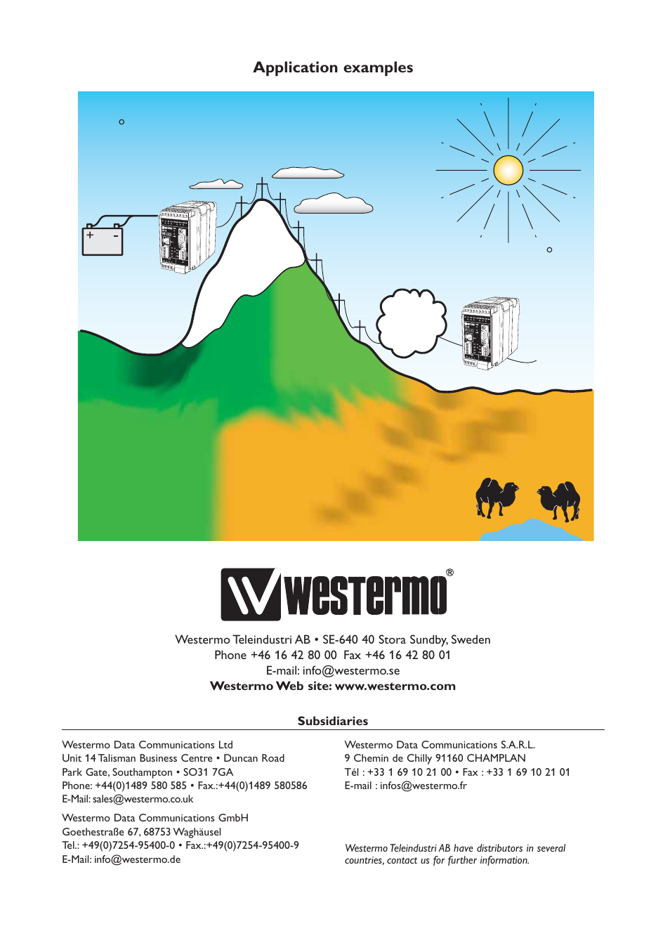 40 °c +70 °c | Westermo TD-34 User Manual | Page 64 / 64