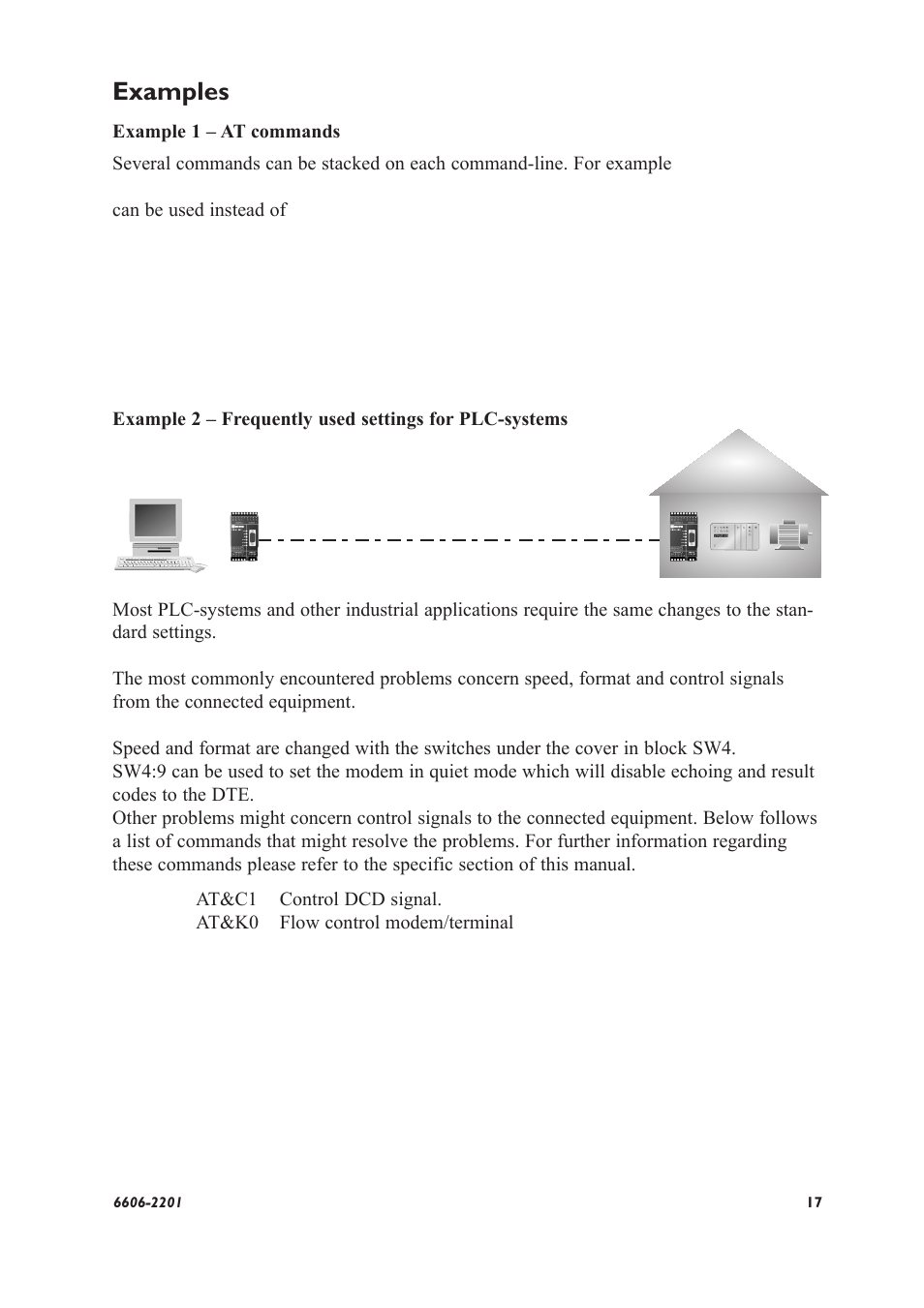 Examples | Westermo TF-300 User Manual | Page 17 / 20