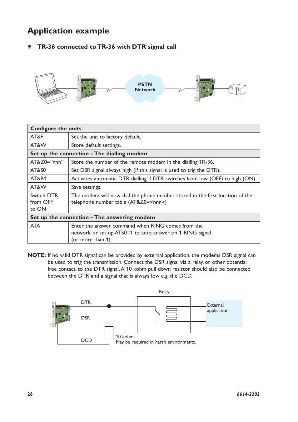 Application example | Westermo TR-36 User Manual | Page 26 / 36