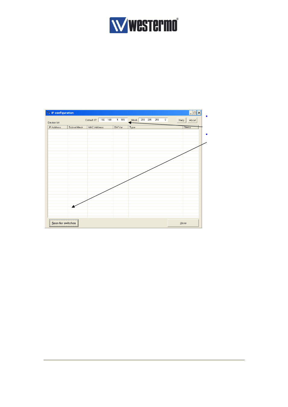 4 ip configuration software | Westermo U200 Installation guide User Manual | Page 16 / 37