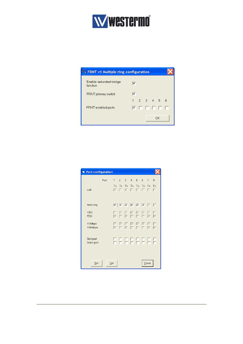 Westermo U200 Installation guide User Manual | Page 19 / 37