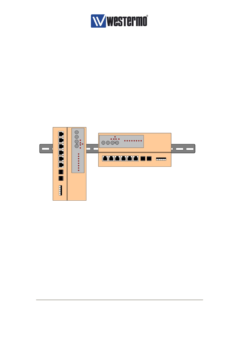 3 switch installation and configuration, 1 mounting, 1 din rail mounting | 2 19” dual units mounting | Westermo U200 Installation guide User Manual | Page 8 / 37