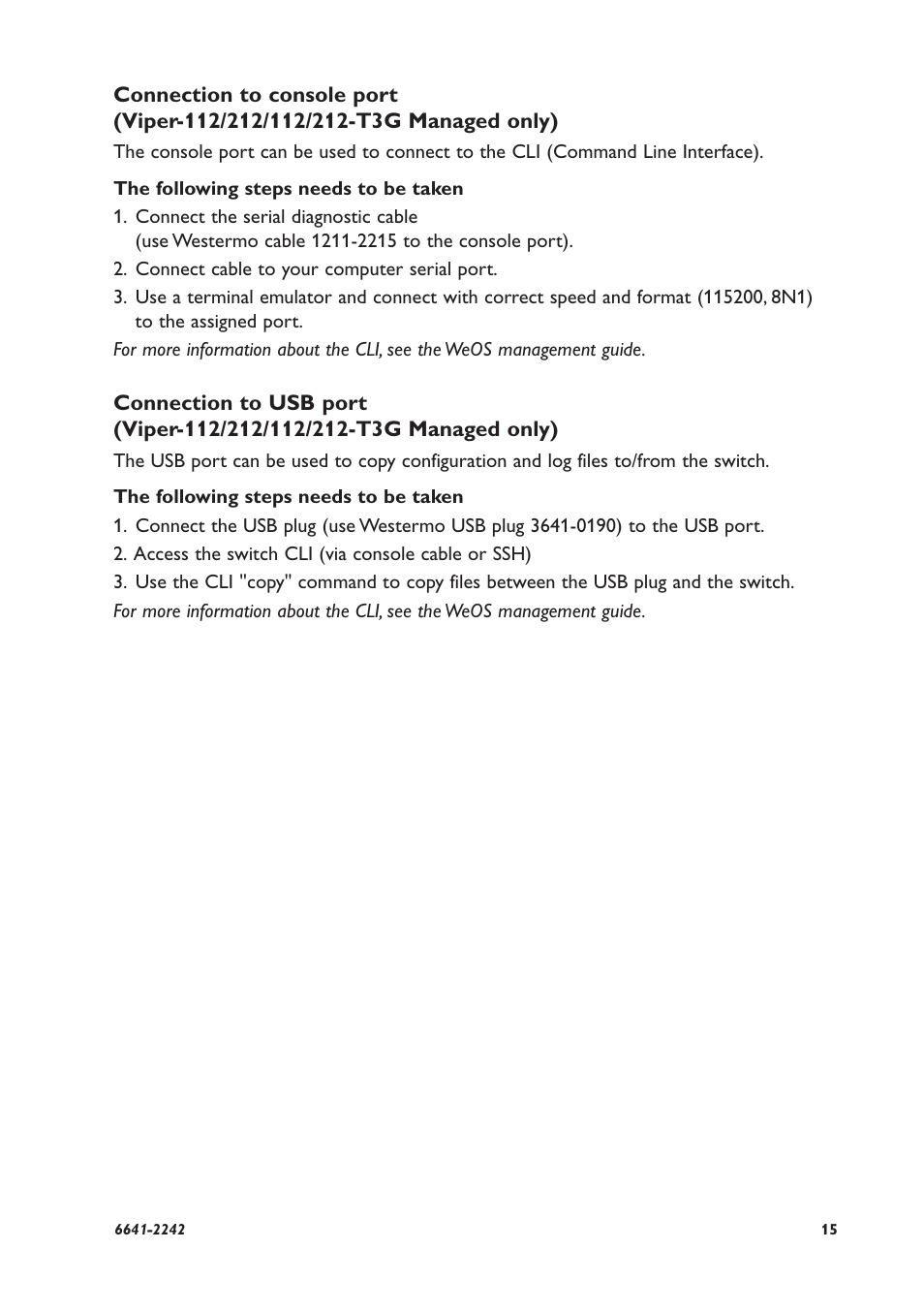 Westermo Viper-x12 User Manual | Page 15 / 24