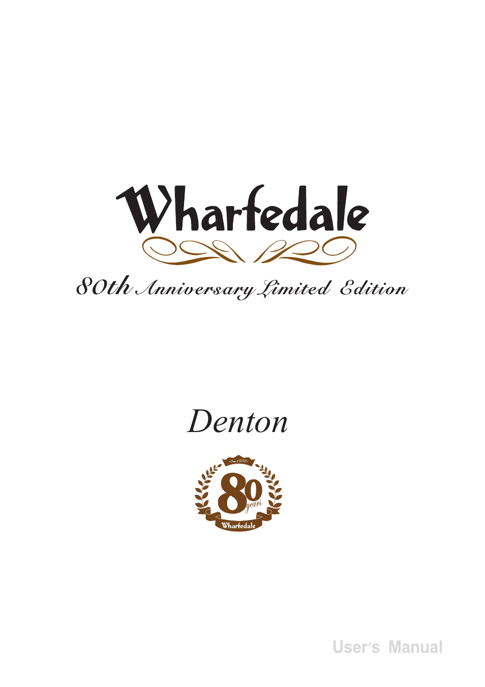 Wharfedale Denton User Manual | 4 pages