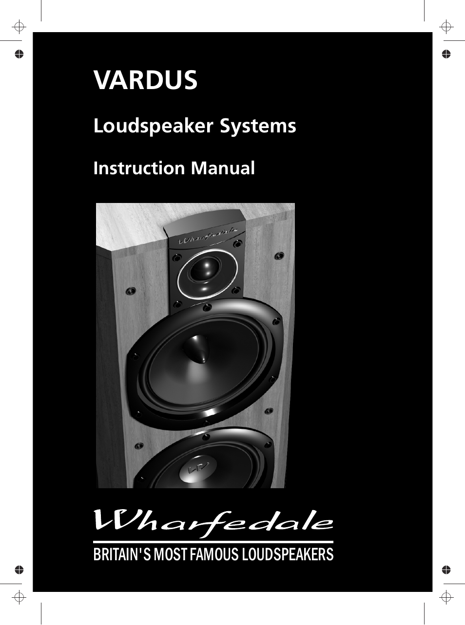 Wharfedale Vardus Range User Manual | 16 pages