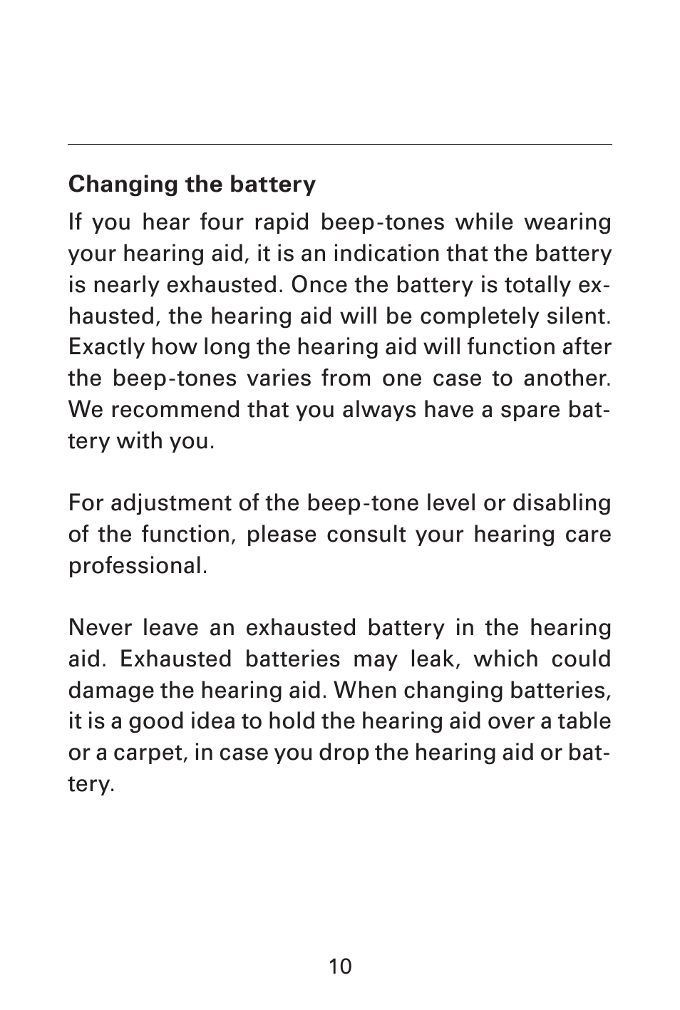 Widex AK-X User Manual | Page 10 / 44
