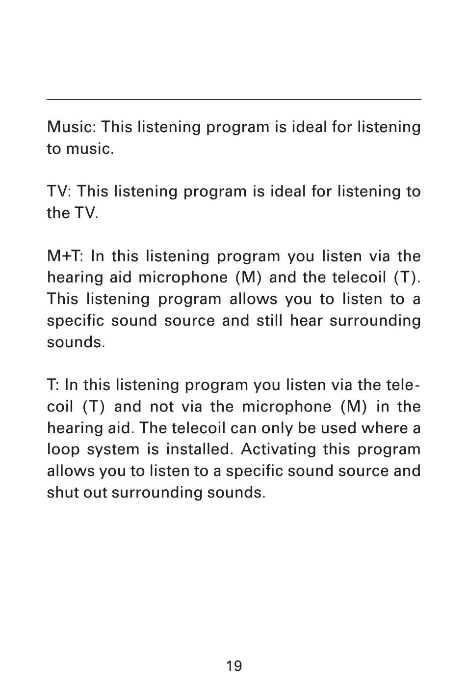 Widex AK-X User Manual | Page 19 / 44