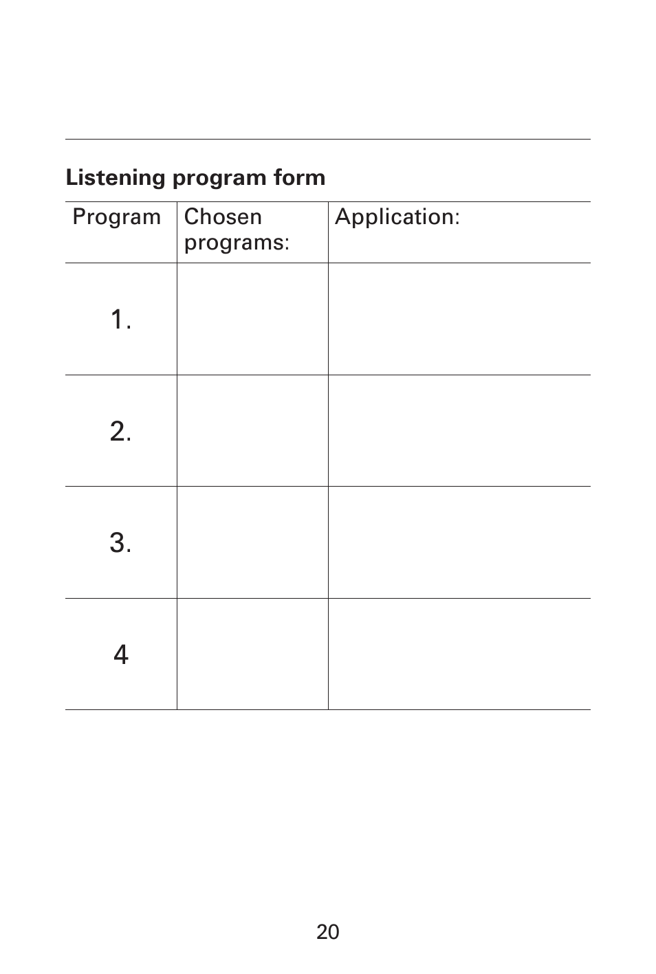 Widex AK-X User Manual | Page 20 / 44