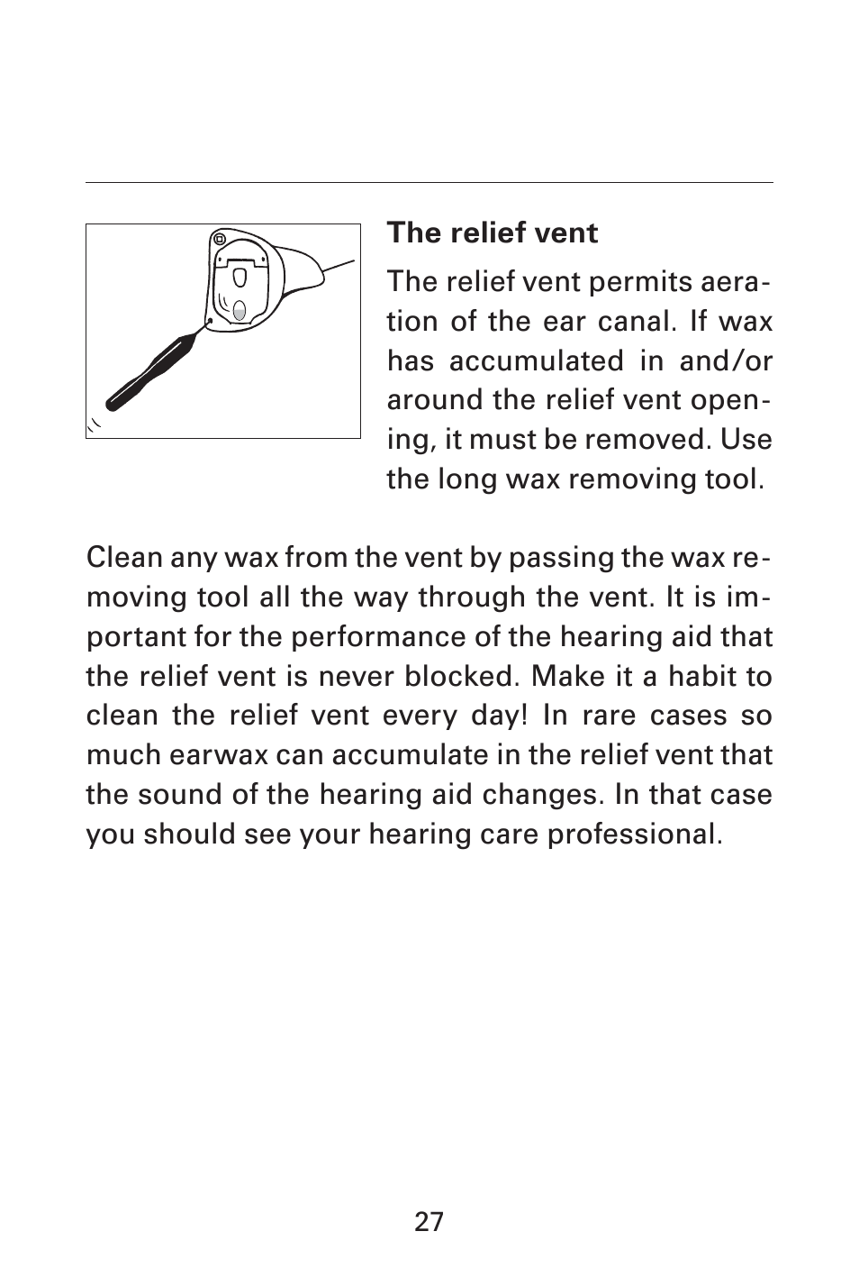 Widex AK-X User Manual | Page 27 / 44