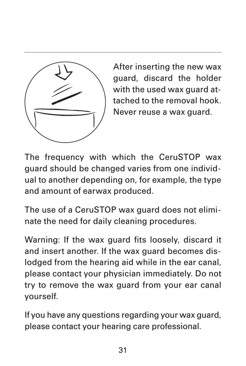 Widex AK-X User Manual | Page 31 / 44