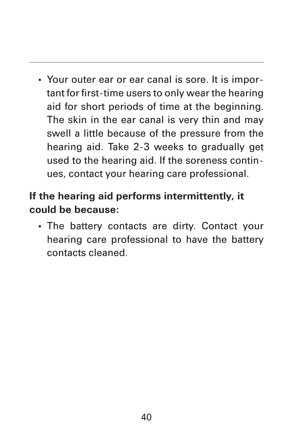 Widex AK-X User Manual | Page 40 / 44