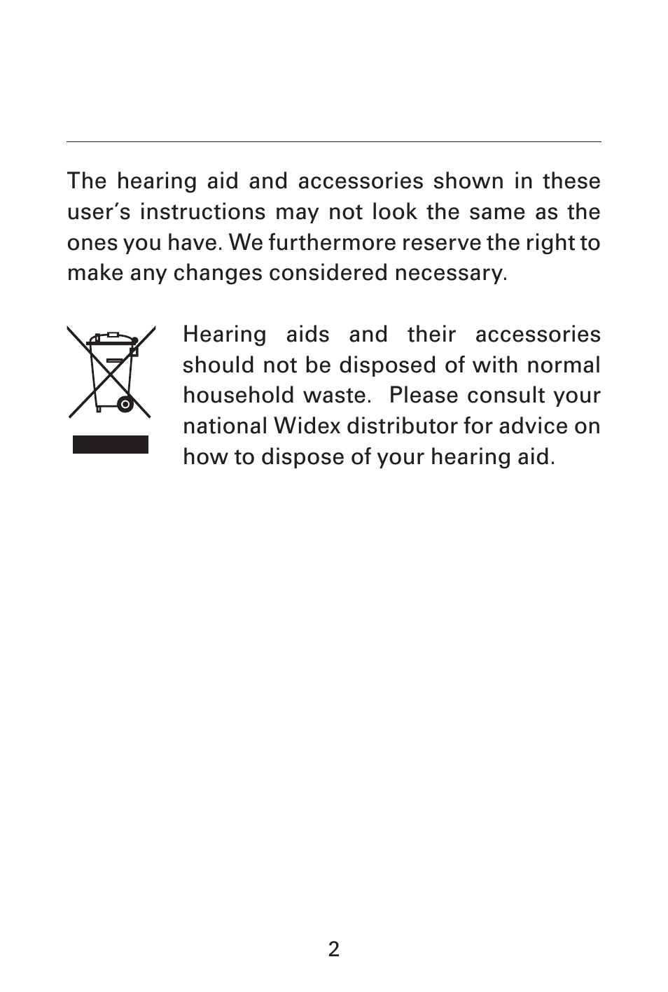 Widex AK-CIC User Manual | Page 2 / 48