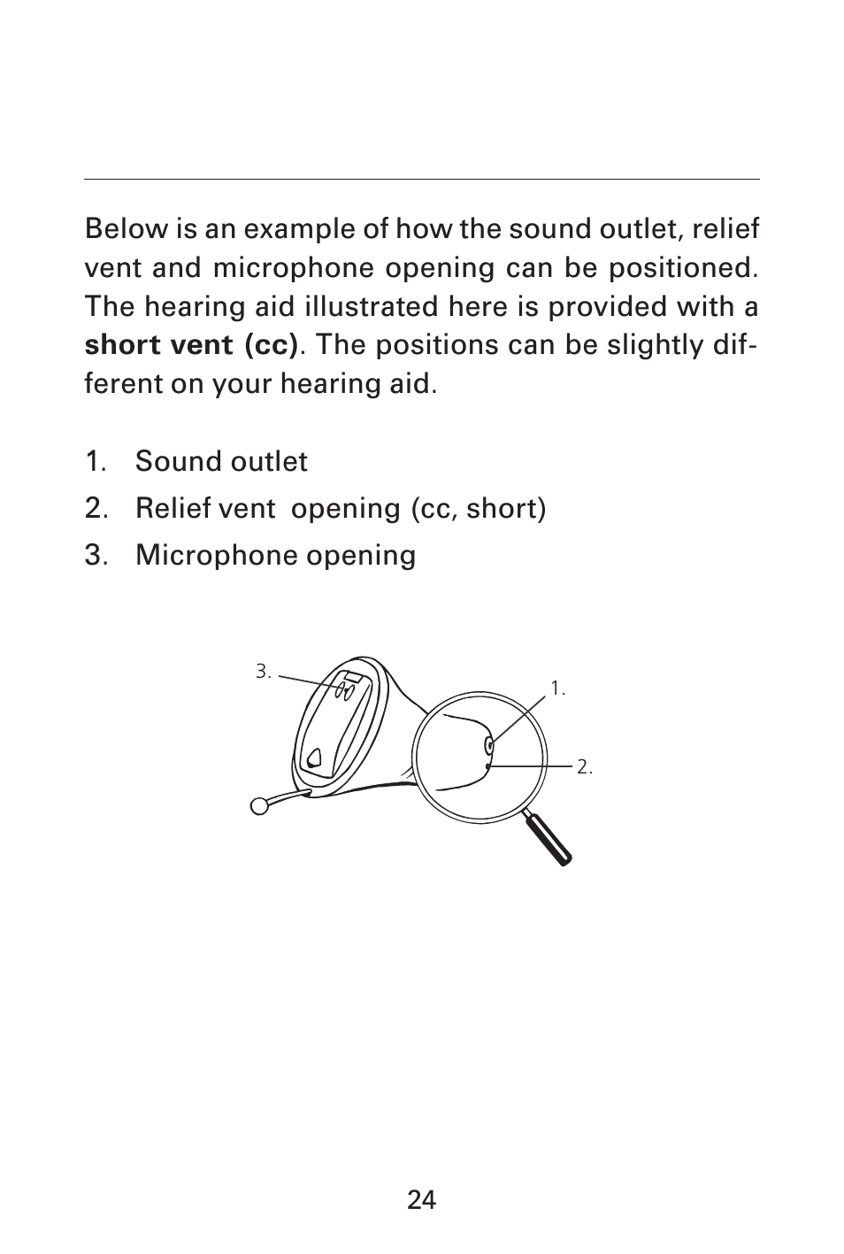 Widex AK-CIC User Manual | Page 24 / 48