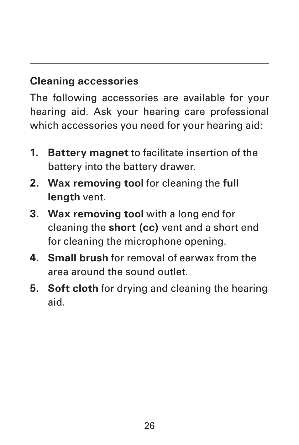 Widex AK-CIC User Manual | Page 26 / 48