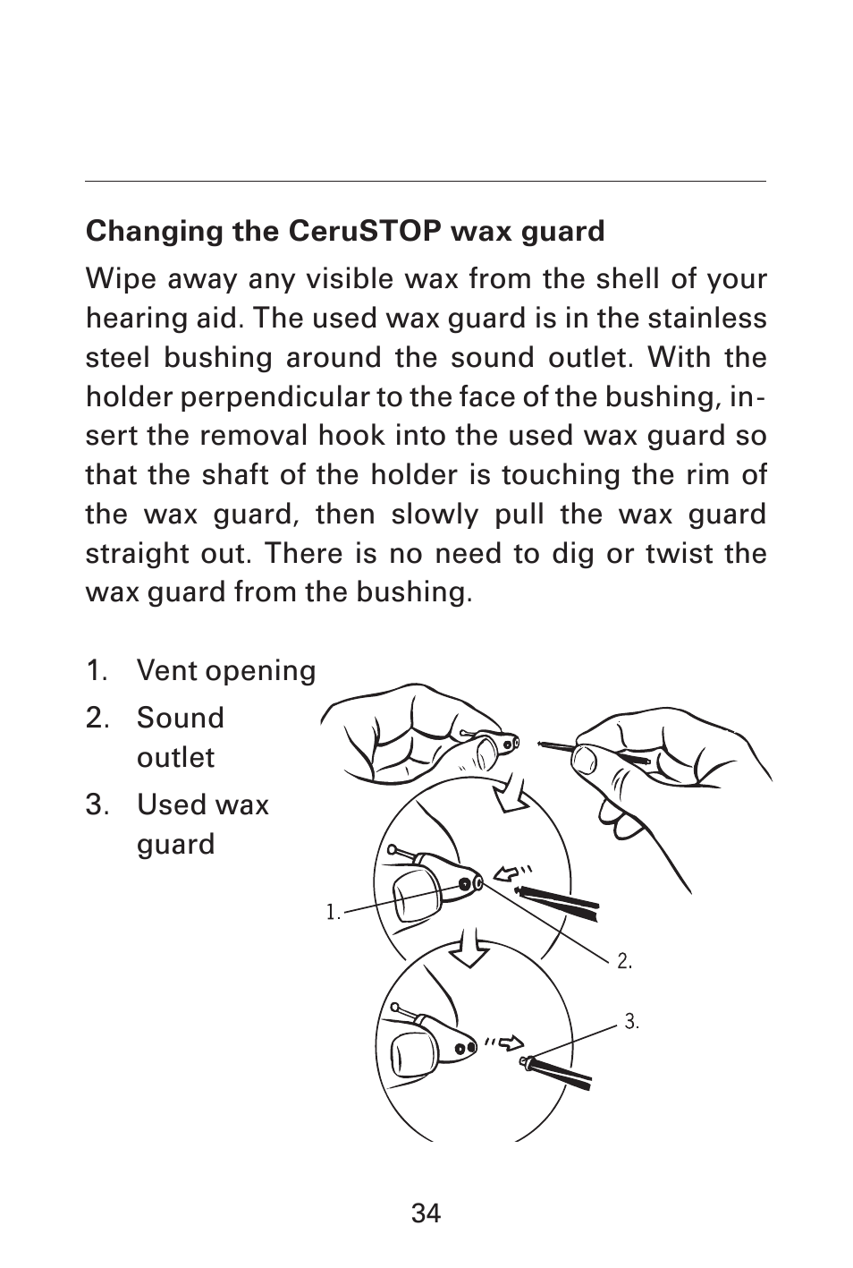 Widex AK-CIC User Manual | Page 34 / 48