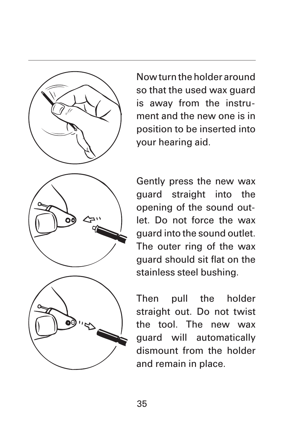 Widex AK-CIC User Manual | Page 35 / 48