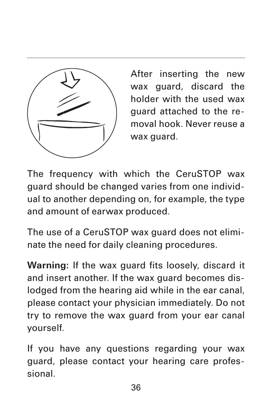 Widex AK-CIC User Manual | Page 36 / 48