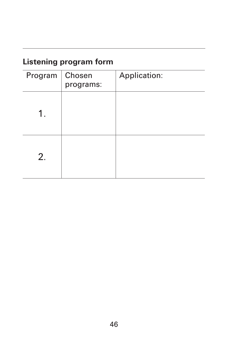 Widex AK-CIC User Manual | Page 46 / 48