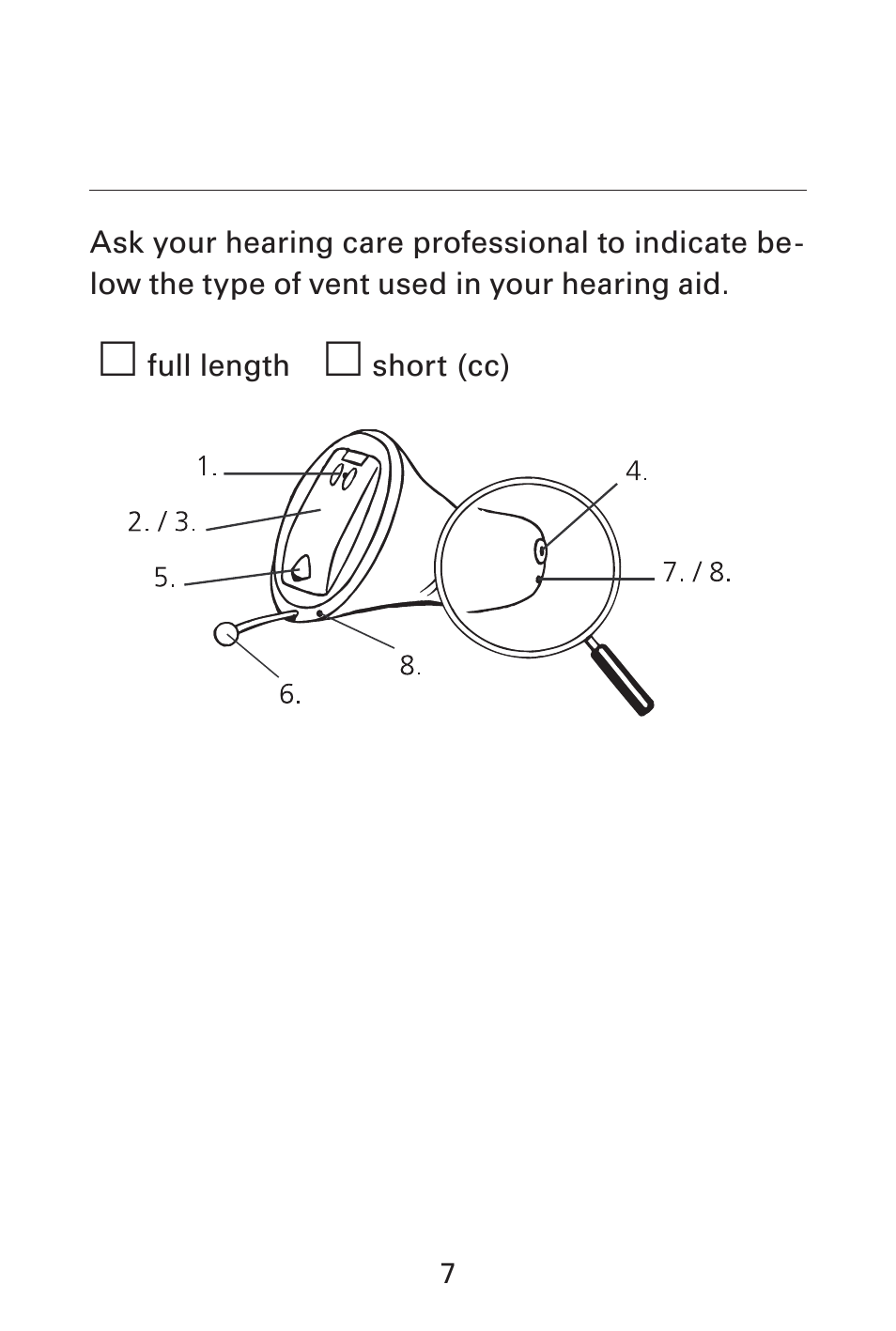 Widex AK-CIC User Manual | Page 7 / 48