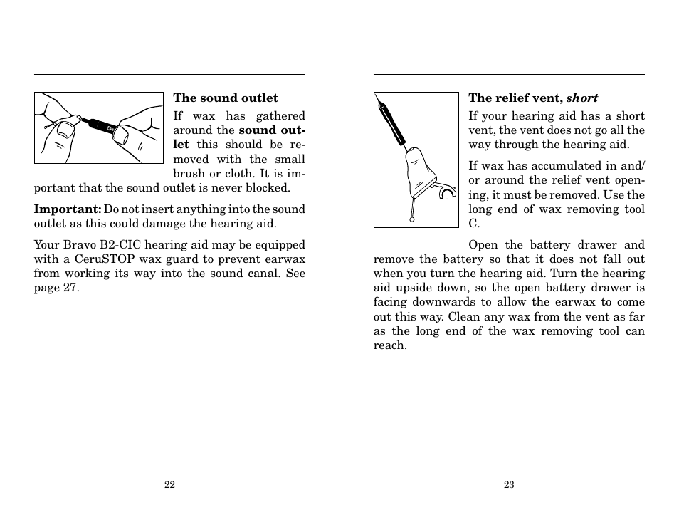 Widex B2-CIC User Manual | Page 12 / 21