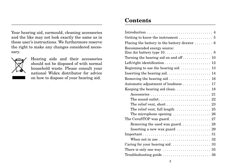 Widex B2-CIC User Manual | Page 2 / 21