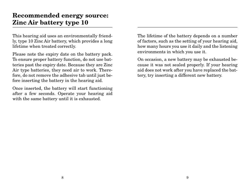 Widex B2-CIC User Manual | Page 5 / 21